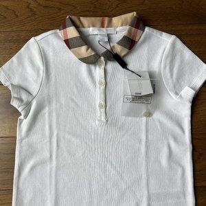 Burberry Girls Polo - NEW WITH TAGS - 6Y - Runs Small